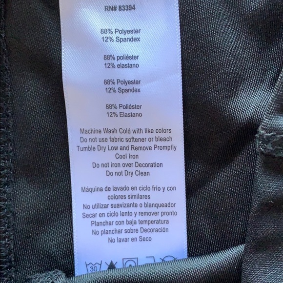 ASICS Black Cropped‎  Leggings - Picture 4 of 6